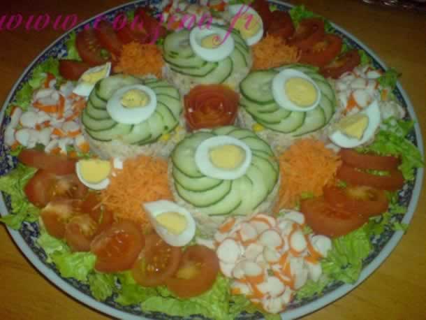 Cuisine Marocaine _ Salade composee au riz