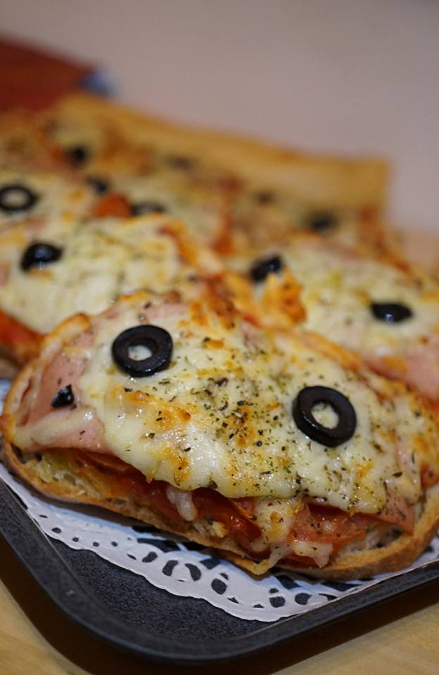 Bruschettas façon « pizza »