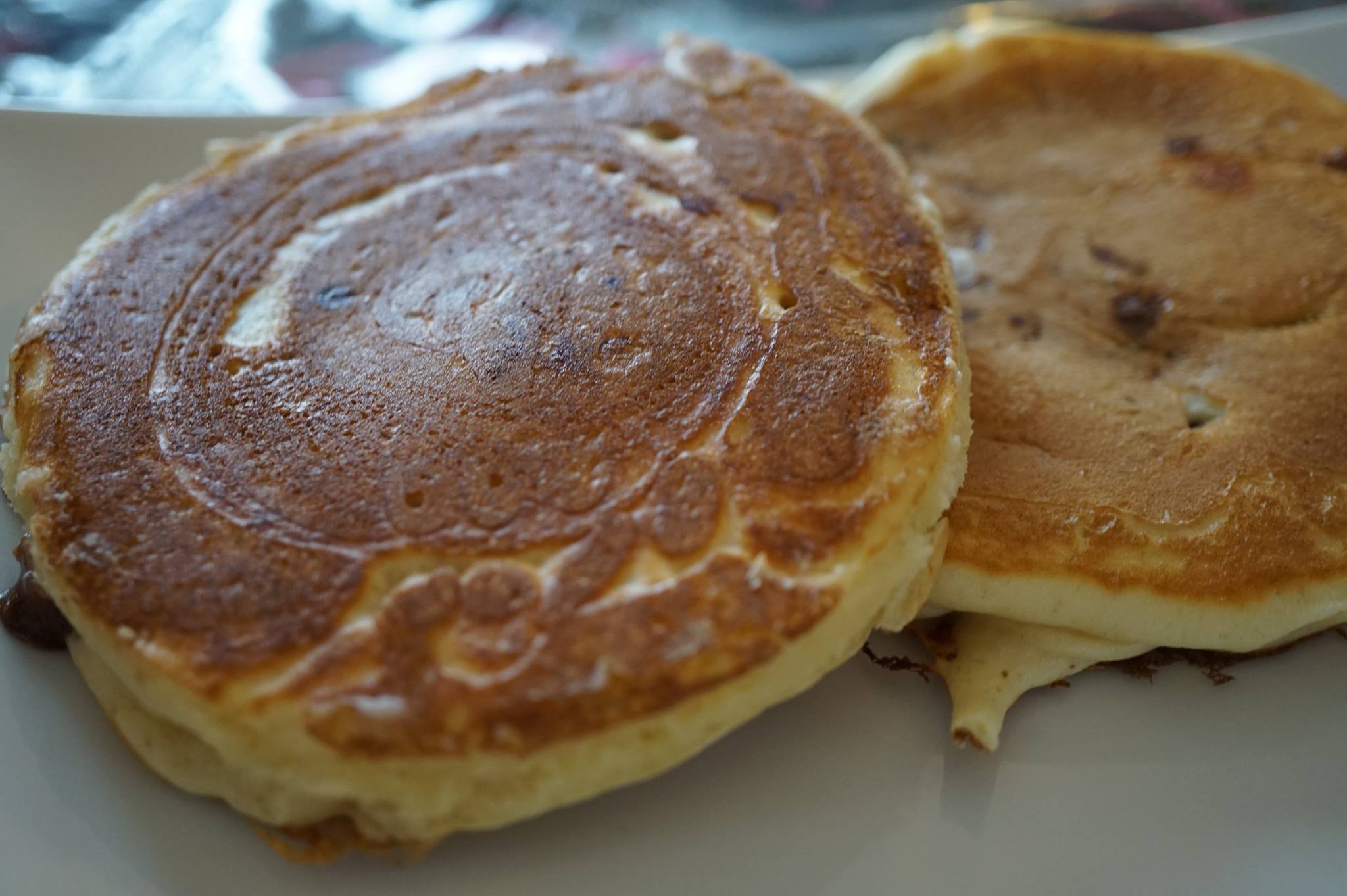 Pancakes au nutella/banane