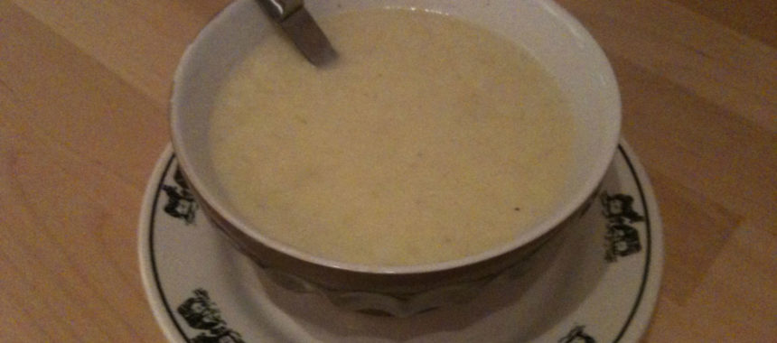 Velouté de poireaux et pomme de terre