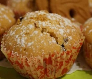 Muffins aux pépites de chocolat et spéculos aux coeurs de spéculos ou de Nutella