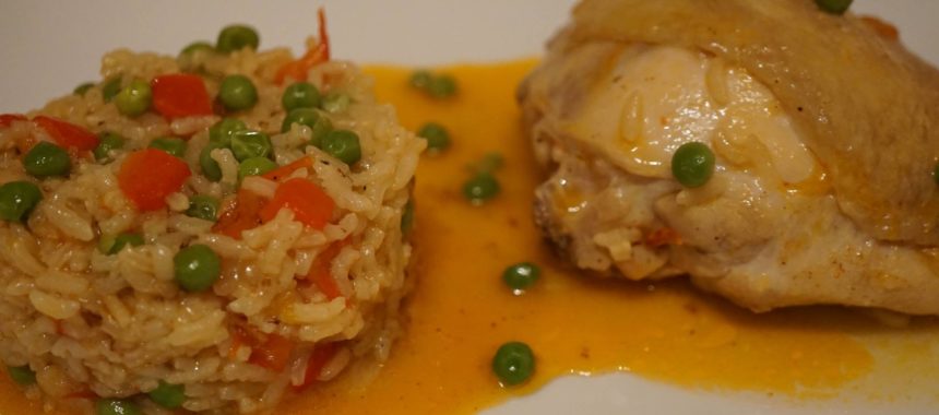 « Arroz con pollo » (riz au poulet à l’espagnole)