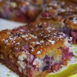 Crumb cake aux fruits rouges