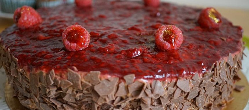 Entremet Choco-Framboise de Christophe Felder