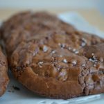 Cookies fondant au chocolat&chocolat à la fleur de sel