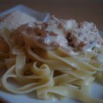 Tagliatelles au saumon fumé