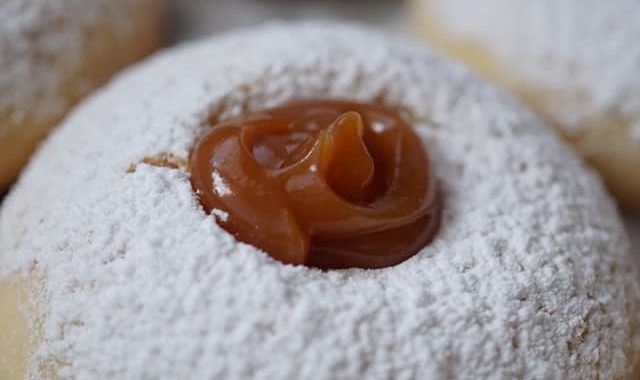 Sablés au cœur caramel à la fleur de sel