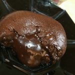 Fondant au chocolat très coulant